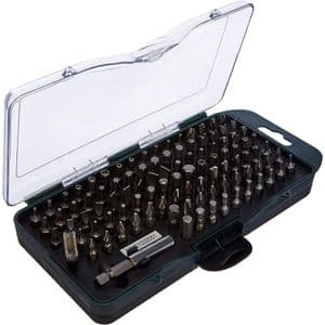 BrüderMannesmann Bitset M29892, 100-teilig, Schlitz, Kreuz, Torx, Innensechskant
