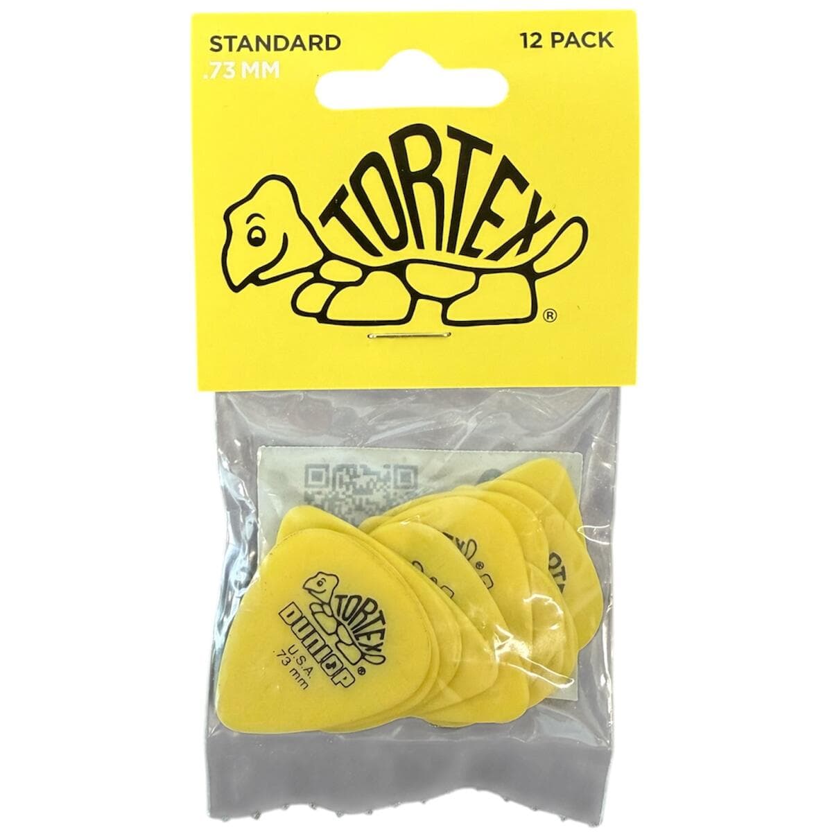DUNLOP Tortex 0,73 Picks Player's Pack 12 Pack Plektrum Set 0,73 mm