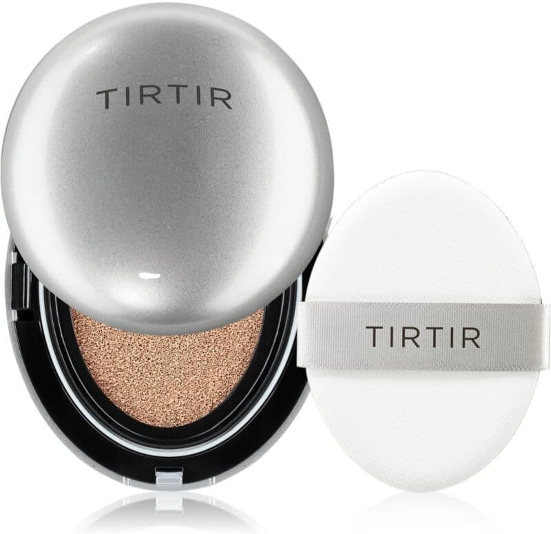 TIRTIR Mask Fit Aura Cushion Mini ενυδατικό make-up σε σφουγγαράκι για λαμπρή επιδερμίδα απόχρωση 35N Walnut 4.5 γρ