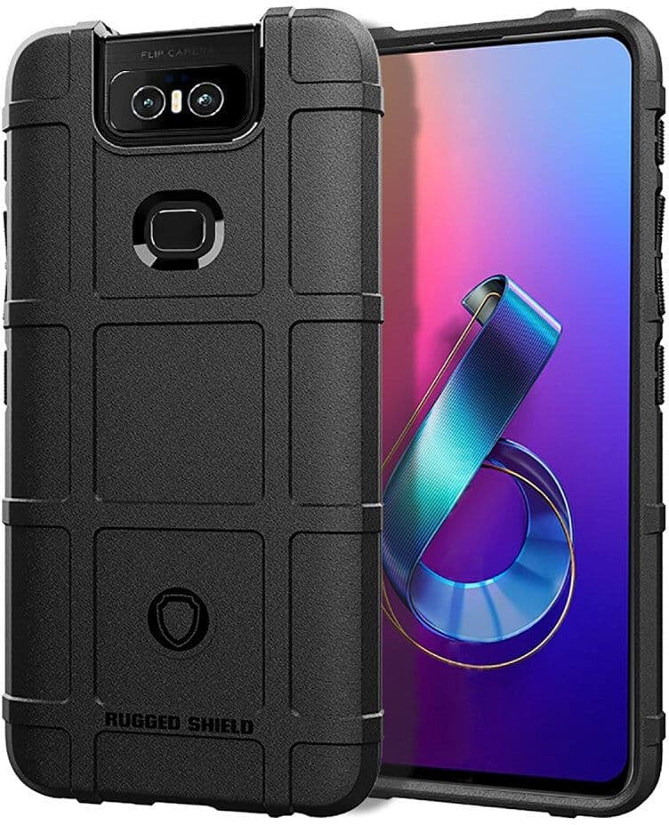 INCOVER Asus Zenfone 6 (ZS630KL) Rugged Shield Series Håndverker Deksel Svart