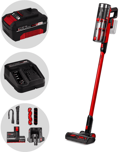 Einhell TE-SV 18/270 Li - Aspirapolvere - Scopa a batteria - 18V 4Ah