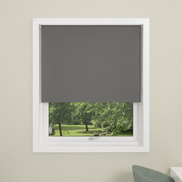 Debel Uni Maxi Rullegardin, Mørkl, 90x210cm, Grå