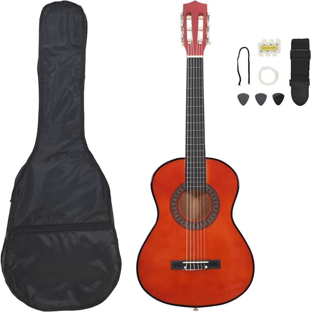 vidaXL Ensemble de guitare classique pour débutants 8 pcs 1/2 34