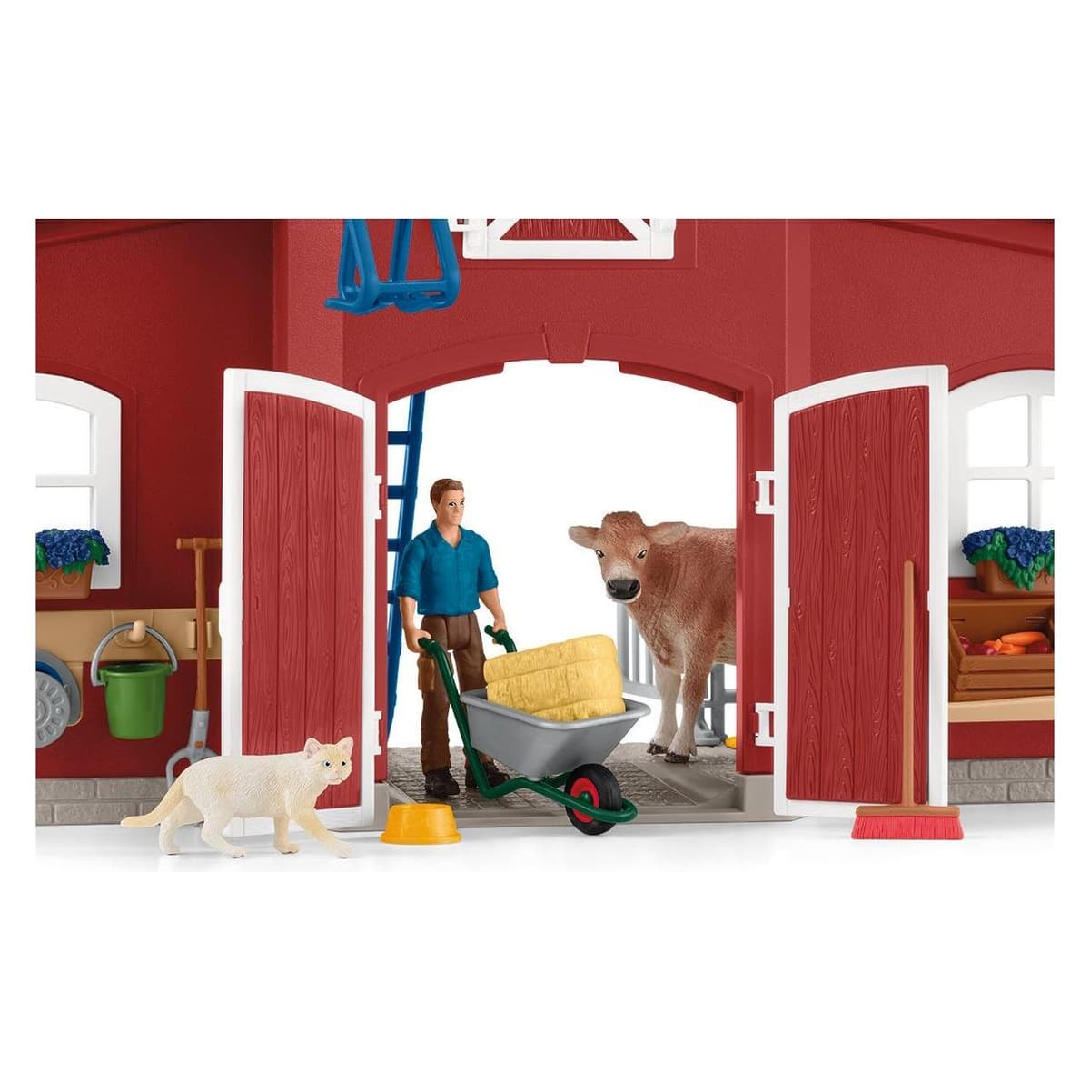 Schleich Scheune mit Tieren und Zubehör (42606)