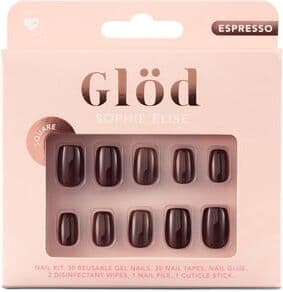 Glöd Sophie Elise Gel Nails Square Espresso