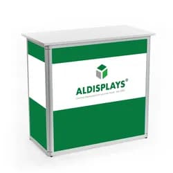 Promotiontheke Rechtecktheke mit Druck und Tasche