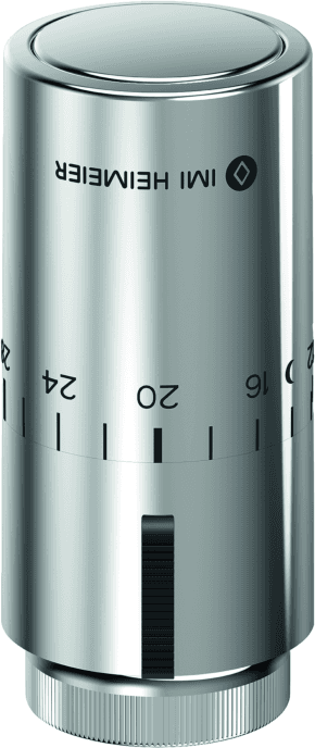 IMI Heimeier Halo Thermostatkopf 750000501 Skalenhaube chrom