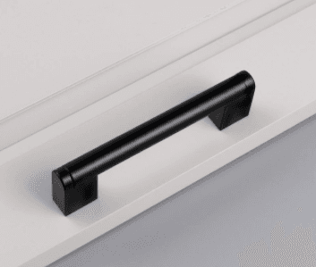 Håndtak, Metallic, Svart "Ornate", Knott, 96, 128...320mm – 160mm – 160 Mm