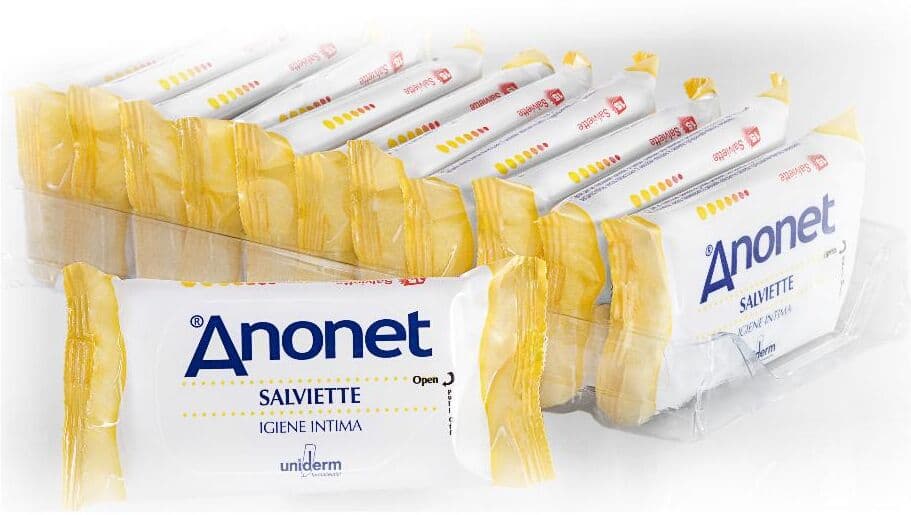 Uniderm farmaceutici srl ANONET SALVIETTE 15PZ