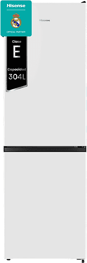 REACONDICIONADO Seminuevo Bueno Frigorífico combi - Hisense RB390N4AWE1 , Puerta reversible, Congelamiento rápido, No Frost, 186 cm, 304 l, Blanco