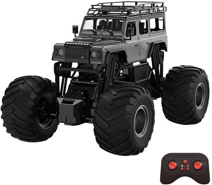 Carro Telecomandado Land Rover Defender 1:8 (Cinza) - DOUBLE EAGLE