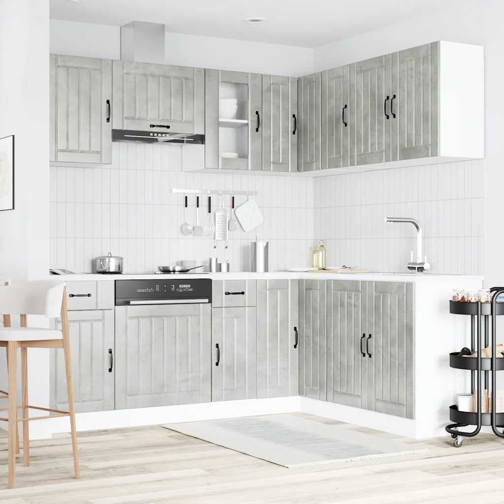 vidaXL Ensemble d'armoires de cuisine 11 pcs Kalmar bois d'ingénierie