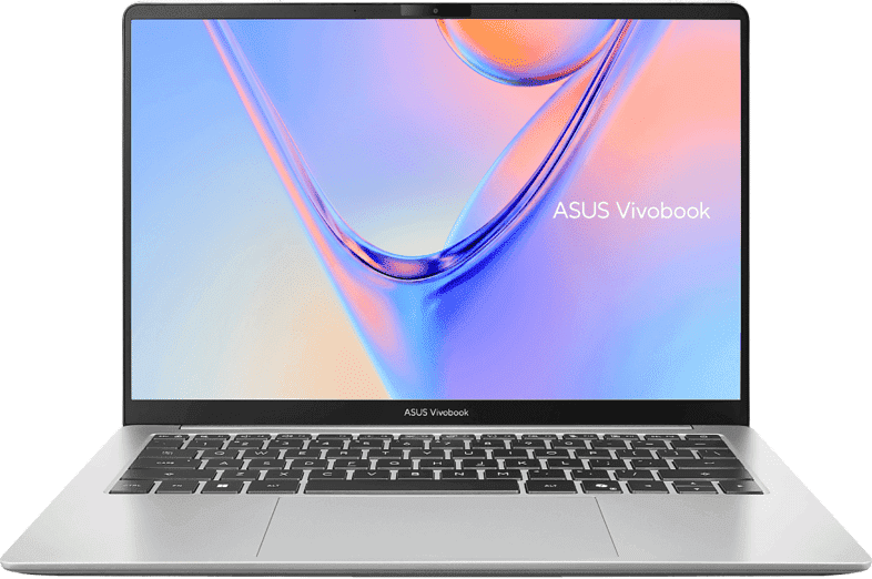 Portátil - ASUS Vivobook S14 S5452MA-TM105W, 14 " WUXGA, Intel® Core™ 7 350, 16GB RAM, 256GB SSD, HD Graphics, Windows 11 Home, Sin cargador