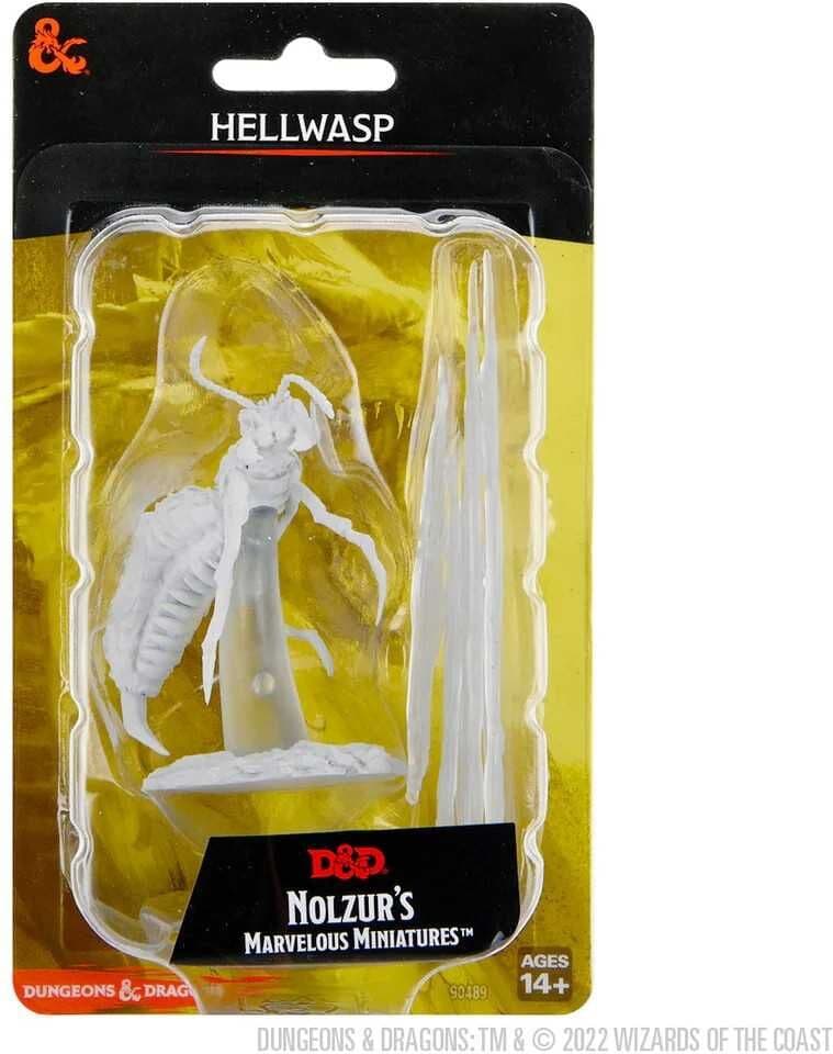 Wiz Kids LLC D;D Nolzur's Marvelous Unpainted Miniatures: Hellwasp (W17) for Dungeons & Dragons, Unpainted, Pre-Primed, Fantasy Roleplaying, Tabletop Display