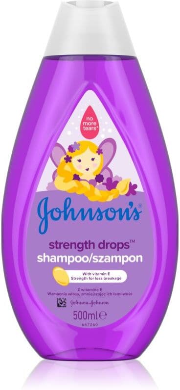 Johnson's® Strenght Drops δυναμωτικό σαμπουάν για παιδιά 500 ml