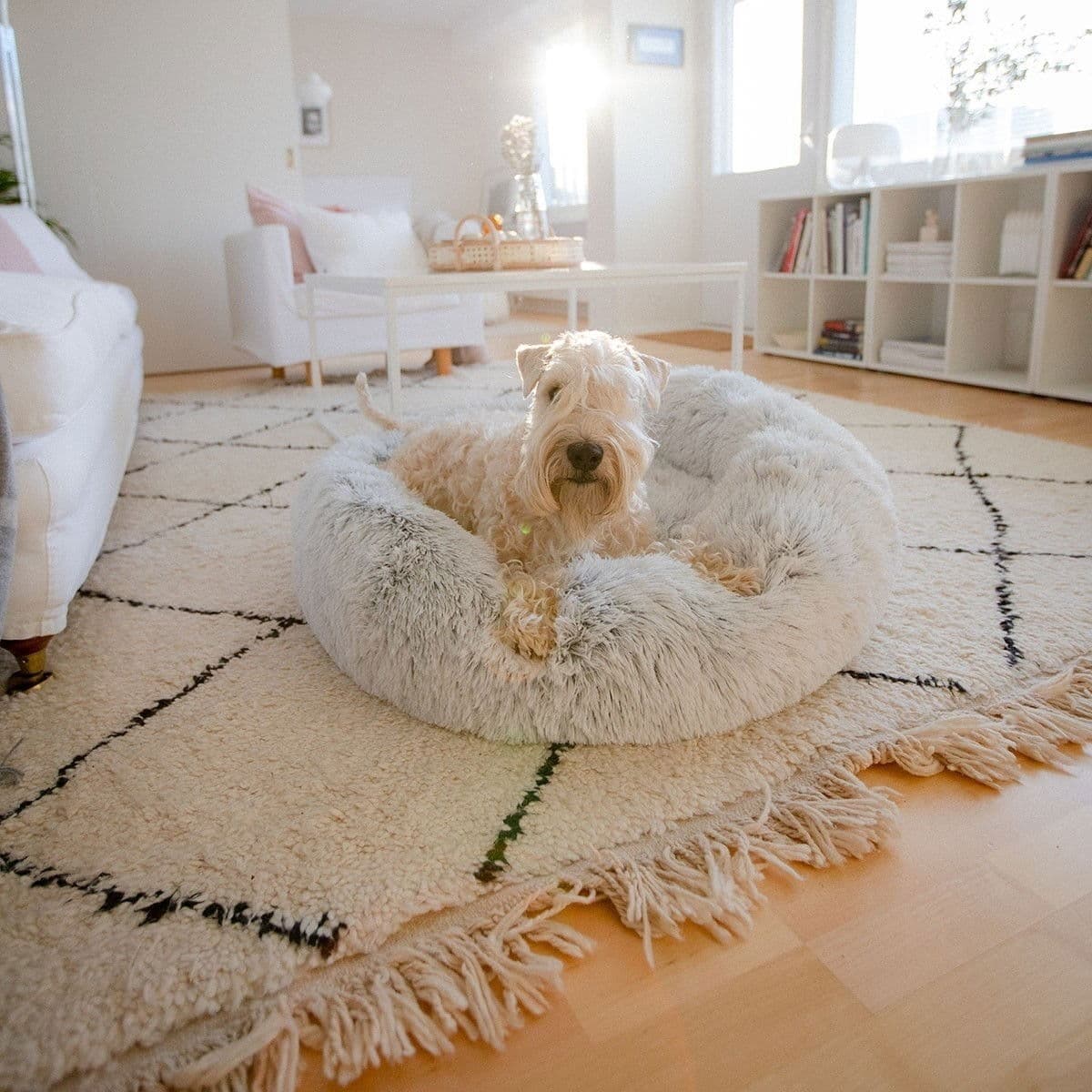 Little&Bigger Fluffy Seng Hvit