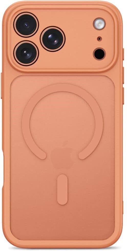 iPhone 17 Pro / 18 Pro Tech-Protect BasicMag Hybrid Deksel - MagSafe Kompatibel - Matt Oransje