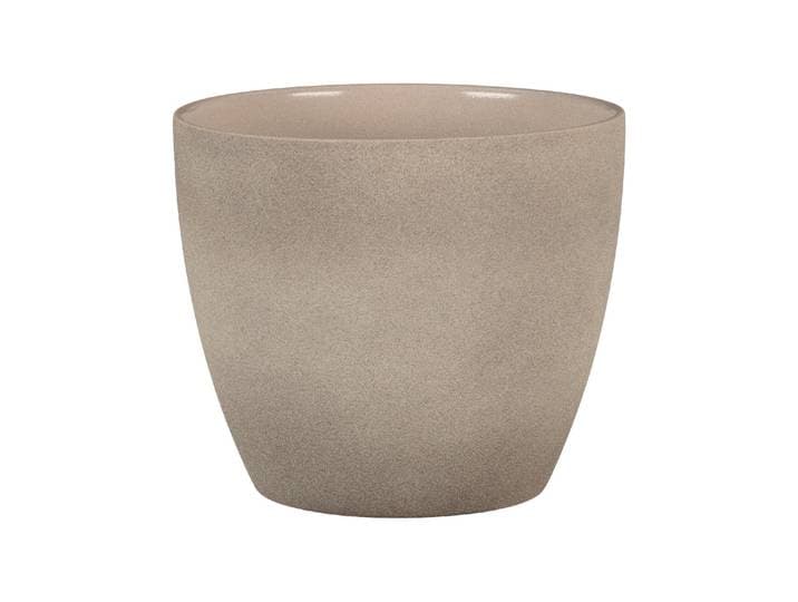 Blumentopf SCHEURICH Blumentopf Stone , grau, H:22,5cm Ø:25cm, Keramik, Pflanzgefässe, Blumentopf
