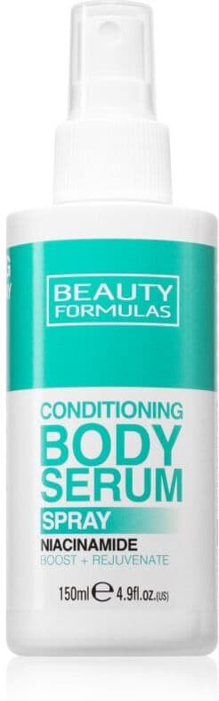 Beauty Formulas Niacinamide sérum corporel pour un effet naturel en spray 150 ml