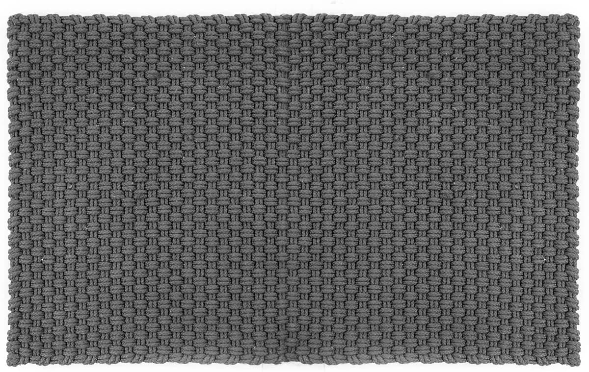 Fussmatte PAD "UNI, Schmutzfangmatte", grau (stone), B:72cm H:15mm L:92cm, Kunstfaser, Teppiche, Fussmatte, handgewebt, Uni Farben, In- und Outdoor geeignet, auch als Läufer stone B : 72cm 1 Stk., 15mm, L: 92cm