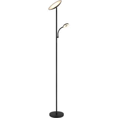 GLOBO LIGHTING LED Stehlampe "SKOPO", schwarz, 1 Stk., Leuchten, Stehleuchte/Wohnzimmer/Schlafzimmer/Flur, LED Stehlampe