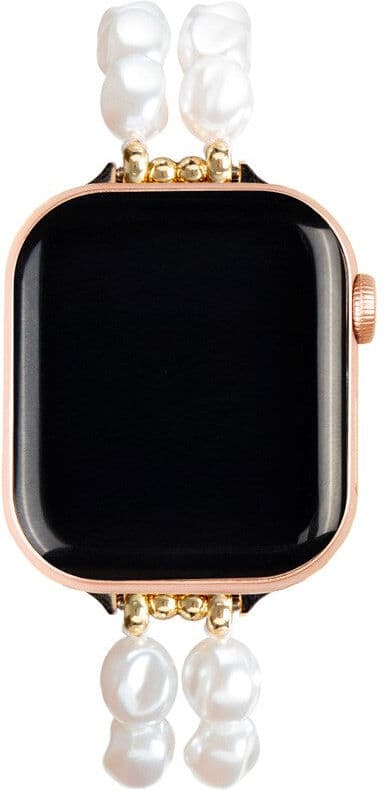 Apple Watch (42/44/SE/45/46/49mm) iDeal of Sweden Resinrem - Classy White Pearl