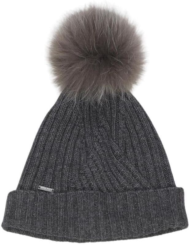 Woolrich Damen Hut oder Mütze, Grau, Gr. M, kein / Etikett - Second Hand