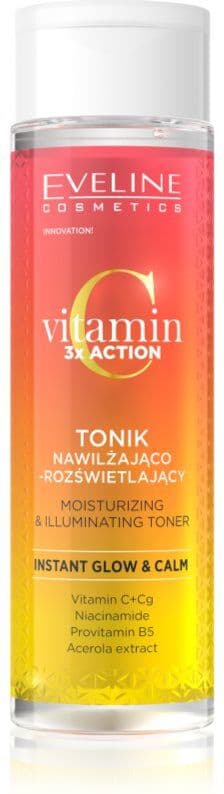Eveline Cosmetics Vitamin C 3x Action λαμπρυντικό τονωτικό 200 ml