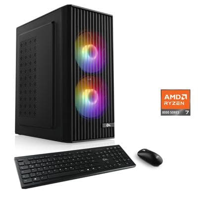 CSL PC "Spectrum V28123", schwarz, Microsoft Windows 11 Home (64 Bit), GeForce RTX 3050, 16 GB RAM 1.000 GB SSD, Desktop-PCs, PC