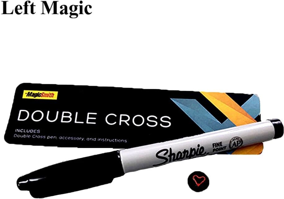 left magic Mark Southworth'S Double Cross (Instructions+Gimmick) Close-Up Magic Tricks Magic Props Mentalism Magic Close Up Street Magic