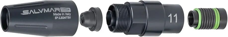 Salvimar Cabezal Vuoto Vacuum 11 Evolution Black One Size