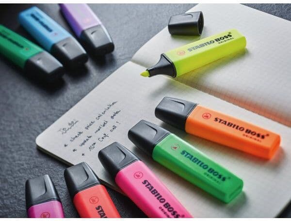 Stabilo Boss Highlighter   8 Farver