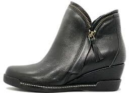 Wide Width Women's Dana Bootie by Hälsa in Black (Size 10 W)