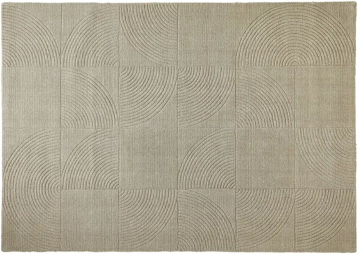 Höffner Handweb-Teppich  Zen ¦ Wolle ¦ Maße (cm): B: 120