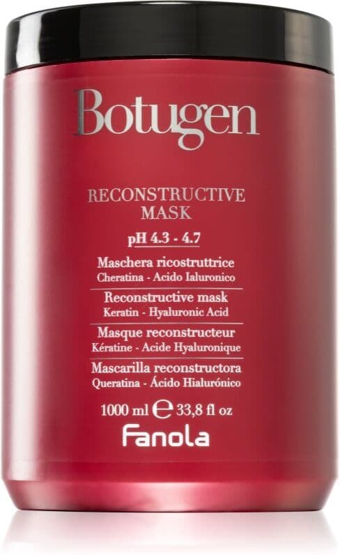 Fanola Botugen Reconstructive Mask maseczka regenerująca do włosów suchych i zniszczonych 1000 ml