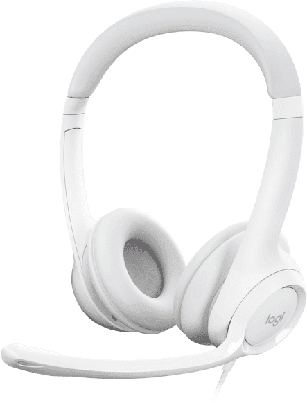 H390 USB Computer Headset, Off-white