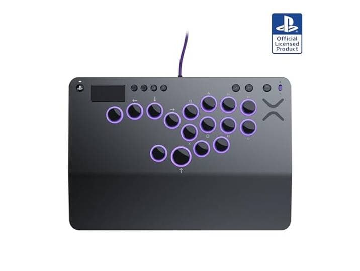 Turtle Beach Victrix Pro KO Leverless All Button Fight Stick for PlayStation 5, Officially Licensed PS5 PS4, Windows 10/11 PC, Customizable eSports Tournament Ready Controller, Gray