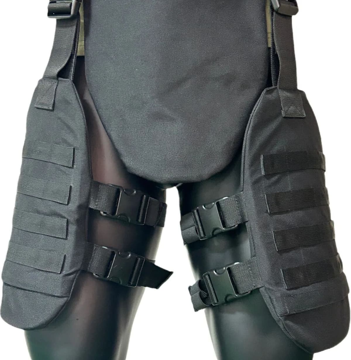 NONE 1 Pair 10mm EVA Legguard Shock Absorption Tactical Armor Security Guard Protection Equipmen