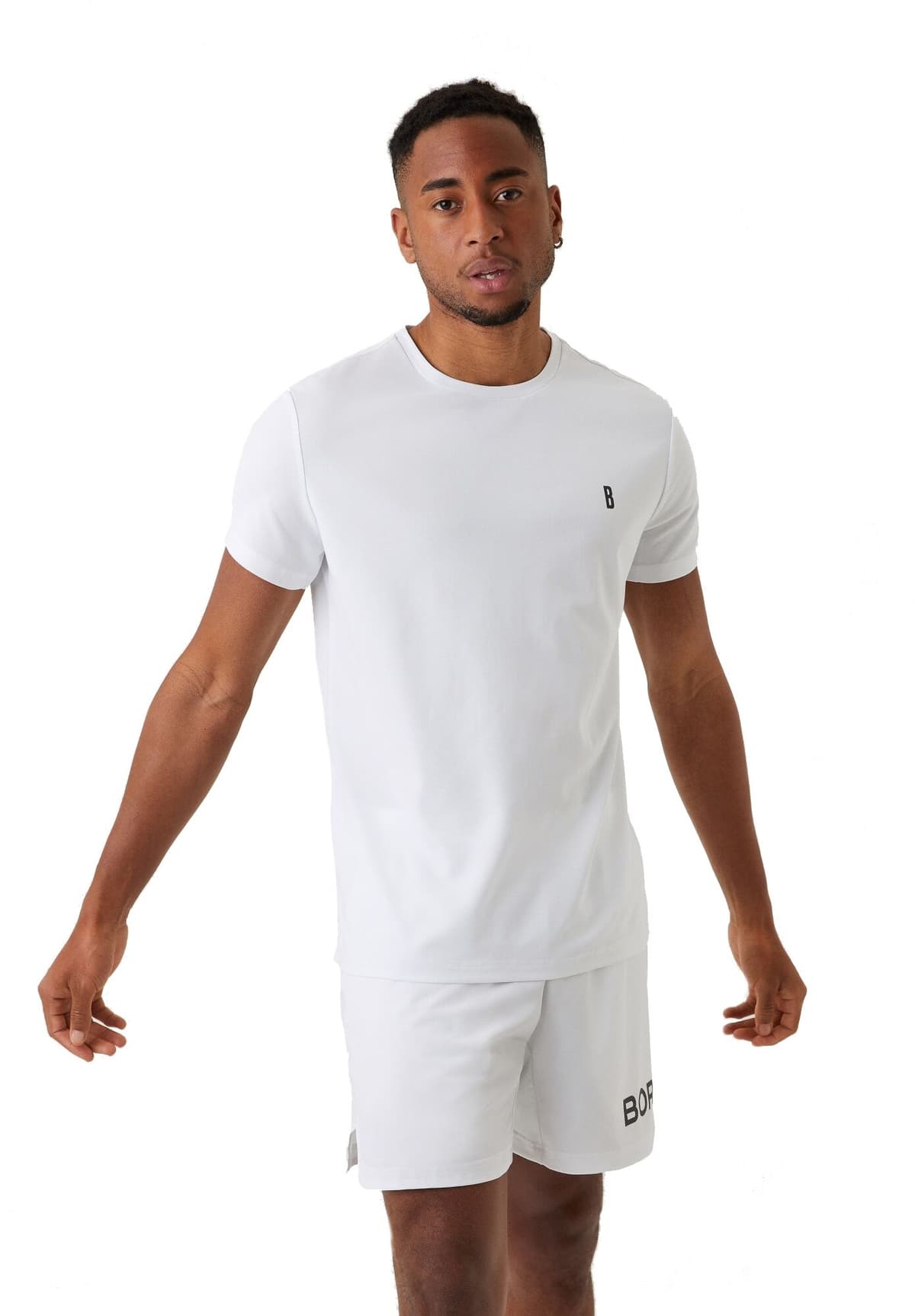 Björn Borg Ace T-Shirt Stripe Men Brilliant White, Xl