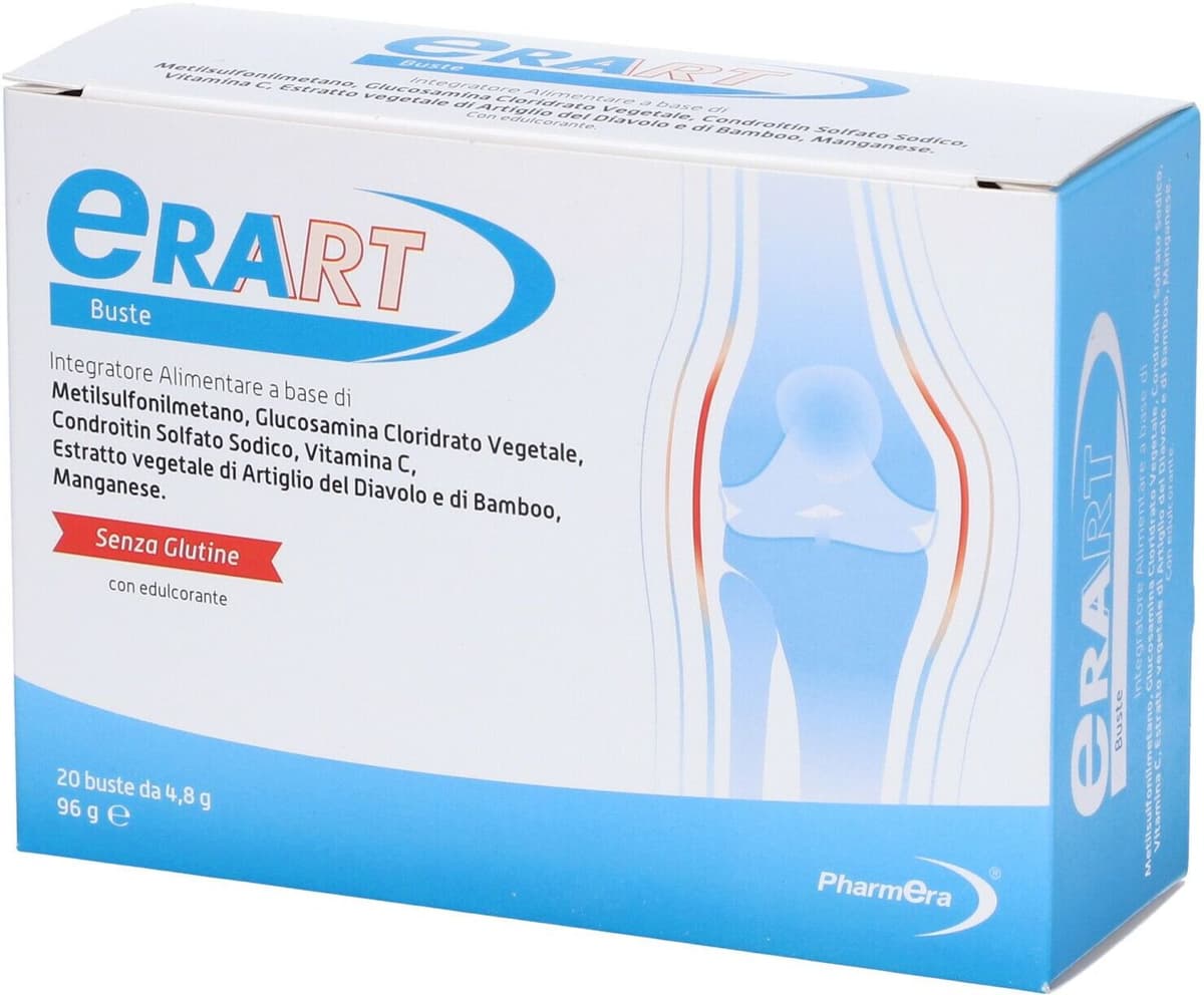 PHARMERA Srl Integratore Alimentare Pharmera Erart - 20 Buste da 4,8g per Articolazioni e Mobilità