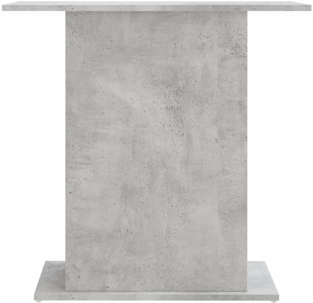 vidaXL Support pour aquarium gris béton 75x36x72,5cm bois d'ingénierie