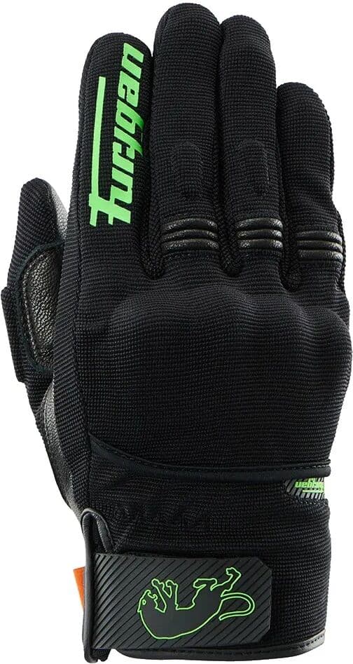 Furygan Guantes De Verano Jet D3o® Evo Black / Neon Green 3XL
