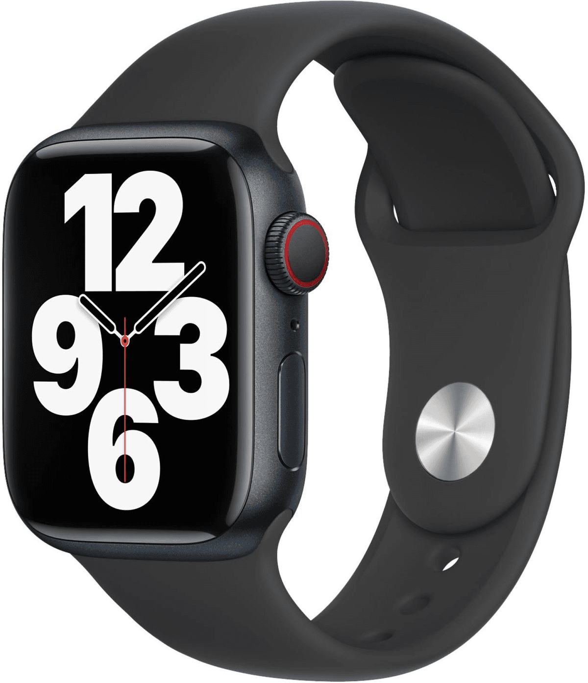 iS Bracelete Apple Watch em Silicone 42/44/45mm S/M - Preto