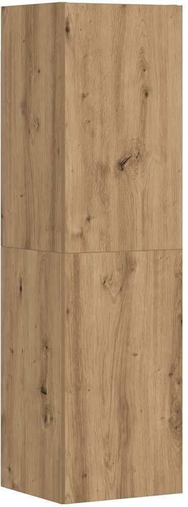 vidaXL Meubles TV muraux 3 pcs chêne artisanal bois d'ingénierie