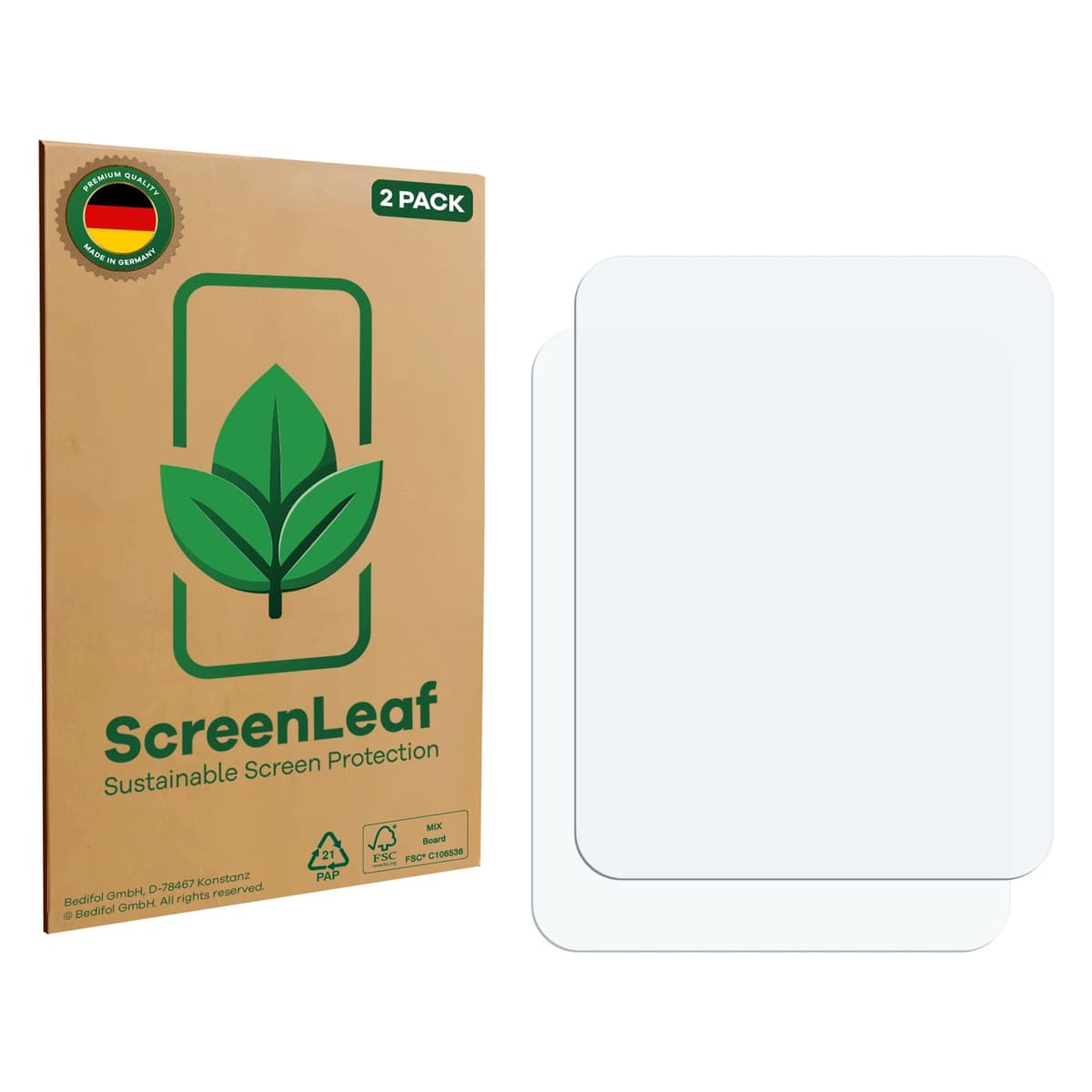 ScreenLeaf Schutzfolie für Zettle by Paypal Reader Displayschutz Display Schutz Folie Klar Transparent (6160727)