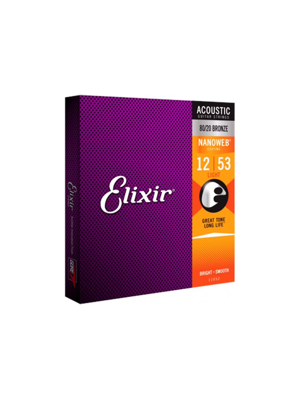 Elixir Strings 11052 - 80/20 Bronze - Akustik-Saiten - Nanoweb - Light (12-53)