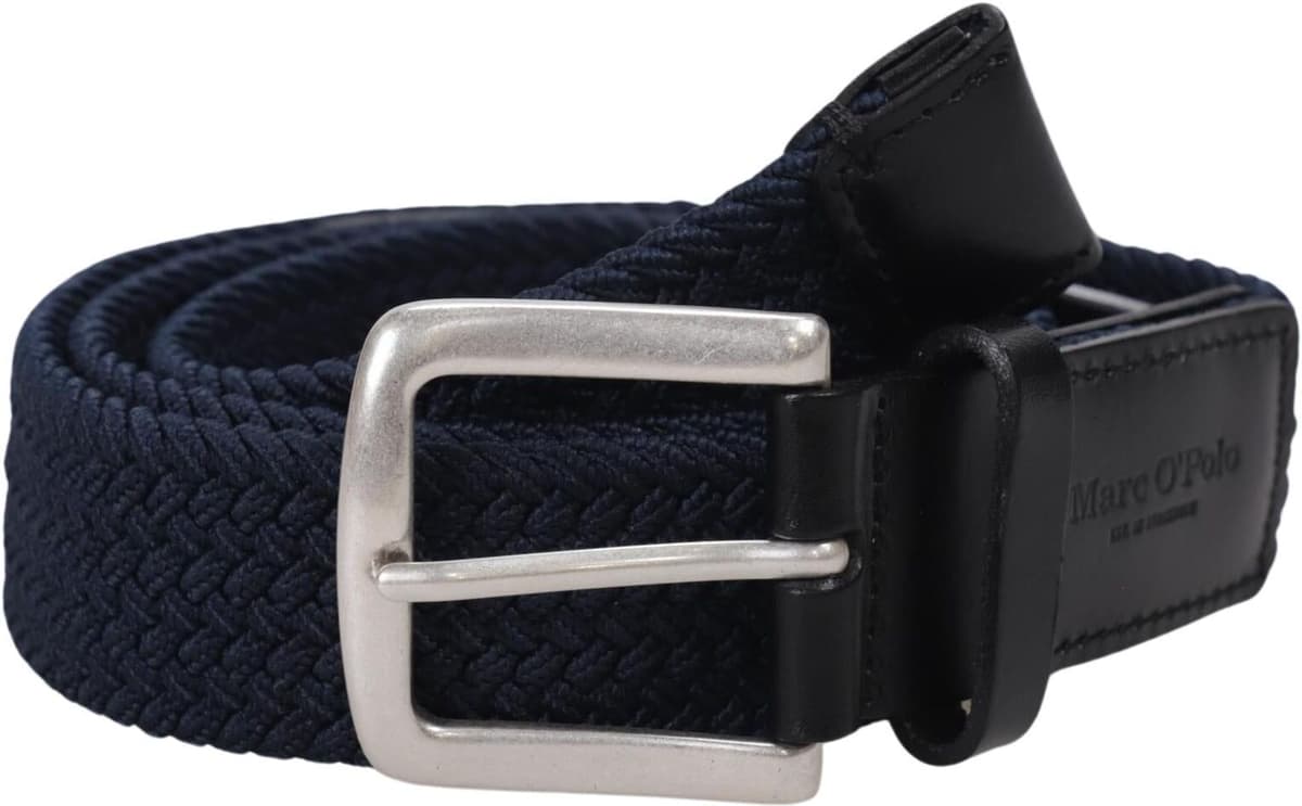 Marc O' Polo Gürtel, Marineblau, Gr. 90, Elasthan - Second Hand