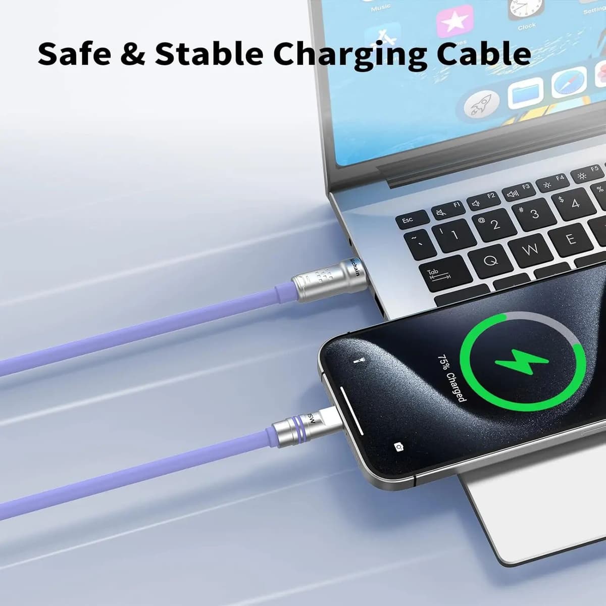 Hichain 1.2M/2M USB A To USB C Fast Charging Cable PD15W 480Mbps Data Transfer Cord USB To C Cable For Phones Laptop Tablets