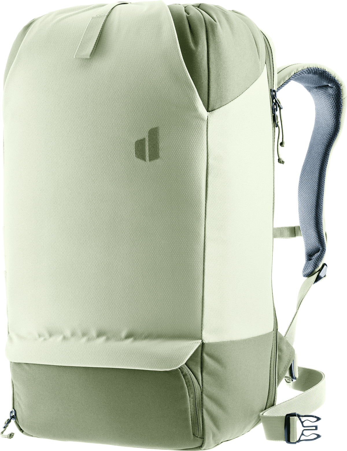 Freizeitrucksack DEUTER "UTILION 34+5 L", grün (mineral, grove), Rucksäcke, Damen, B/H/T: 32cm x 53cm x 21cm, Polyester, unifarben, Freizeitrucksack, mit 39 Litern Fassungsvermögen, B:32cm H:53cm T:21cm