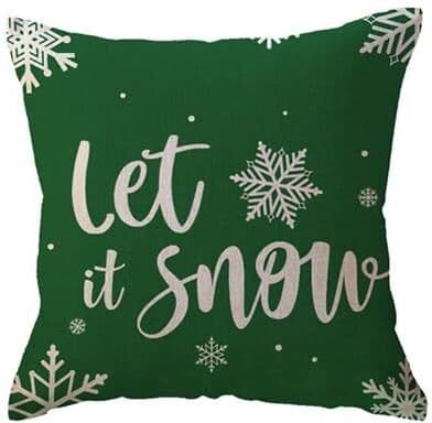 Retailers Go Christmas Snowflake Tree Cushion Cover, Winter Holiday Decoration Pillow, Festive Merry Christmas Decor For Sofa Porch style 3 40x40cm